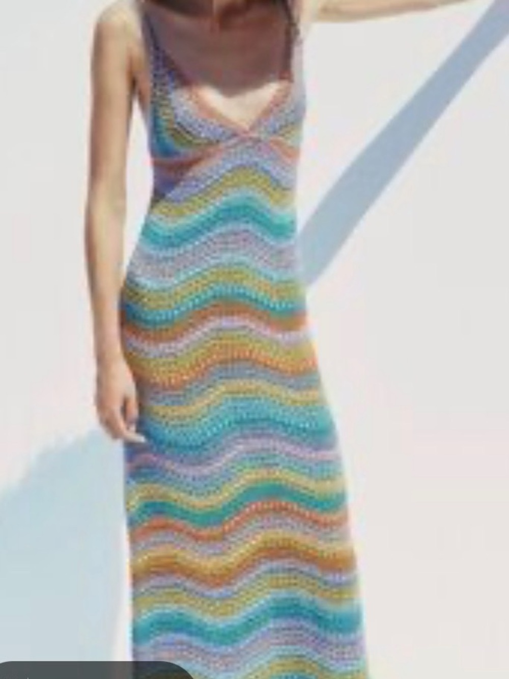 Zara Crochet maxi dress, never worn, small - Picture 2 of 2